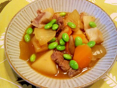 猪肉で肉じゃが風